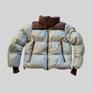 Steve Madden Light Blue Puffer Jacket Size Medium